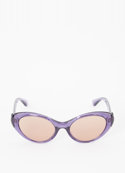 Versace Cat Eye zonnebril VE4455U  - detail paars