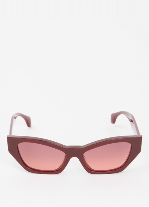 Versace Cat Eye zonnebril VE4488U   - detail bordeauxrood