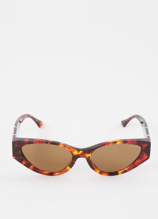 Versace Medusa Legend zonnebril gepolariseerd VE4454  - detail steenrood