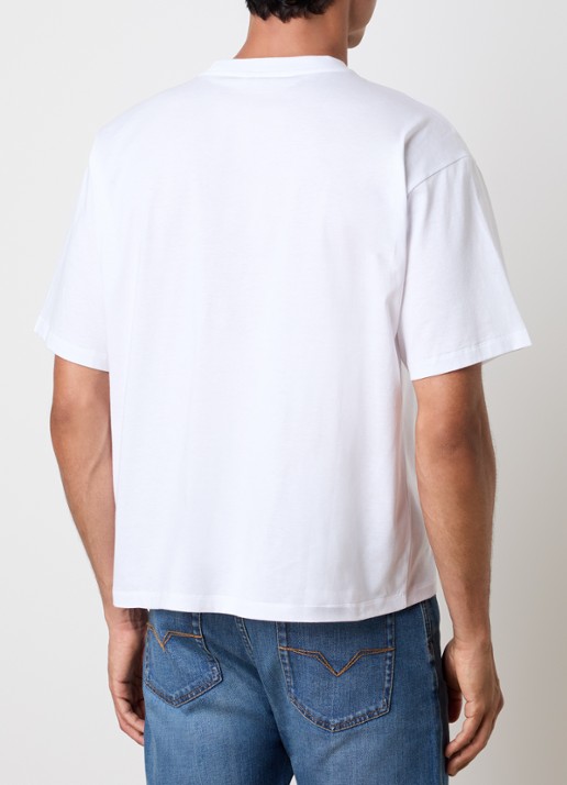 Versace Medusa T-shirt met logoborduring - achterkant 5 wit