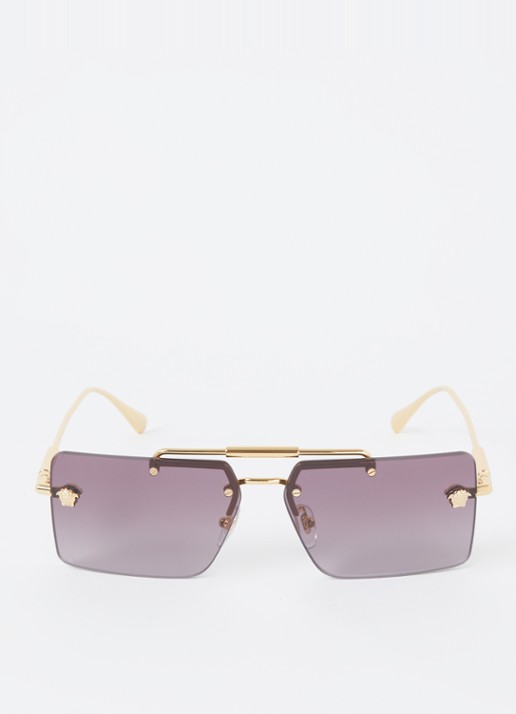 Versace Piloten zonnebril VE2245 - detail 2 goud