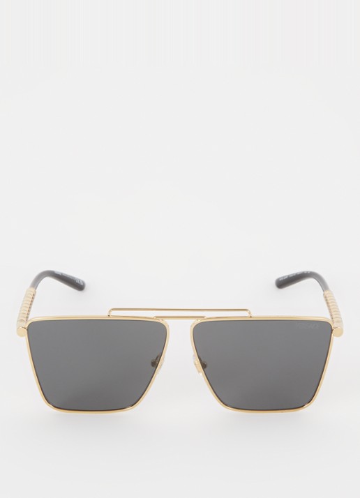 Versace Piloten zonnebril VE2266 - voorkant 2 goud