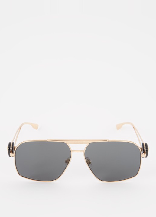 Versace Piloten zonnebril VE2269 - detail goud