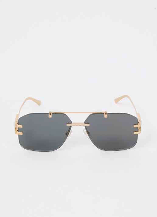 Versace Piloten zonnebril VE2275  - detail goud