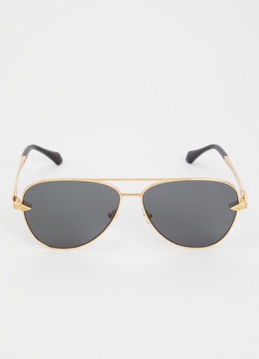 Versace Piloten zonnebril VE2283   - detail 2 goud