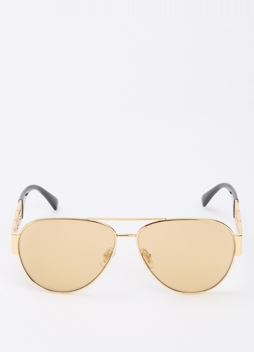 Versace Piloten zonnebril VE2289 - detail goud