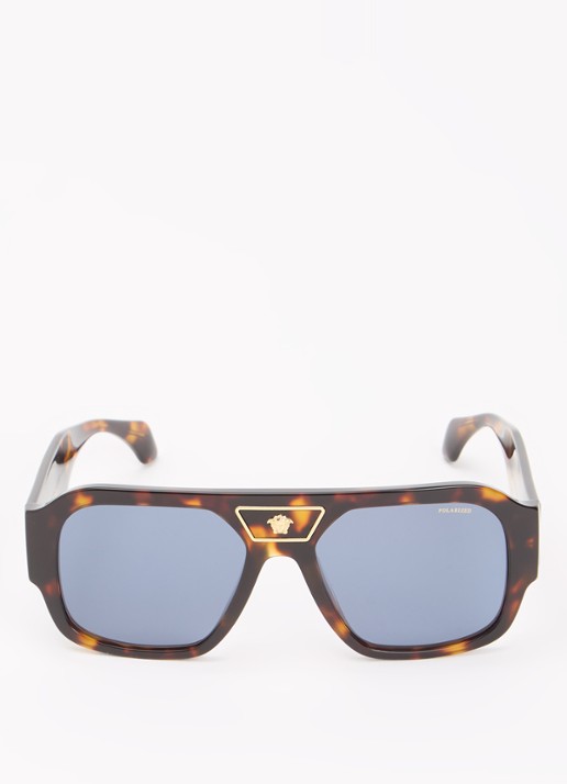 Versace Piloten zonnebril VE4508U - detail 2 cognac