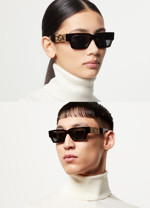 Versace Retro zonnebril VE4459 - voorkant 2 donkerbruin