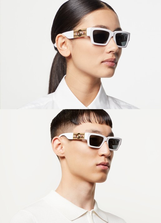 Versace Retro zonnebril VE4459 - voorkant 2 wit