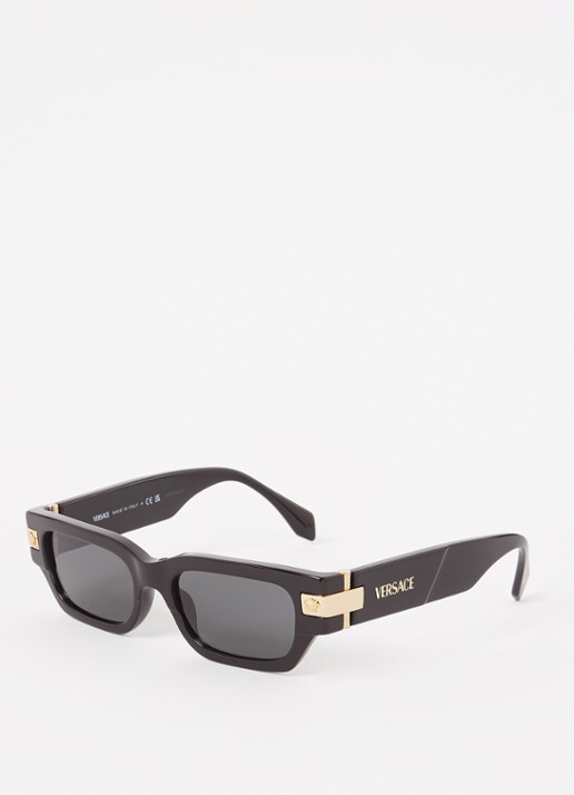 Versace Retro zonnebril VE4465 - voorkant 4 zwart