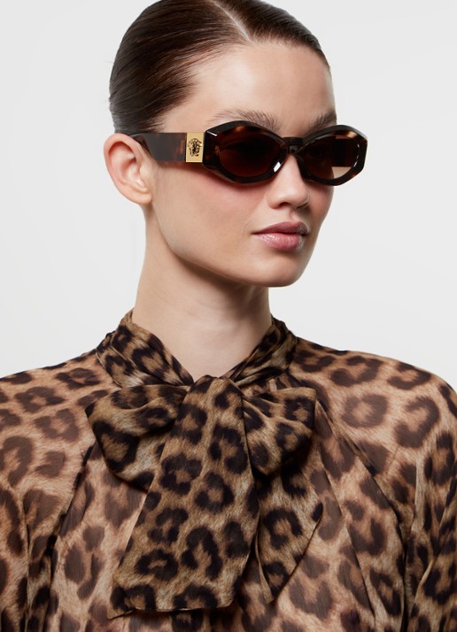 Versace Retro zonnebril VE4466U - voorkant 2 bruin
