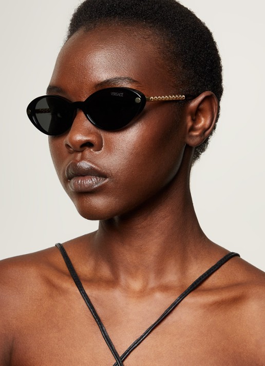 Versace Retro zonnebril VE4469 - voorkant 2 zwart