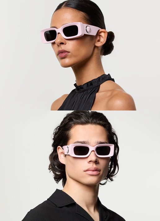 Versace Retro zonnebril VE4474U - voorkant 2 roze