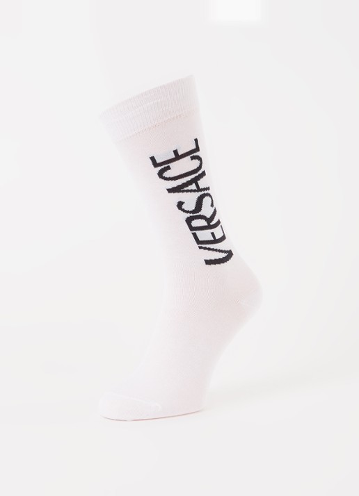 Versace Sokken met logo  - detail 3 wit