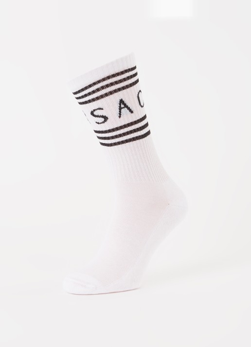 Versace Sportsokken met logo  - detail wit