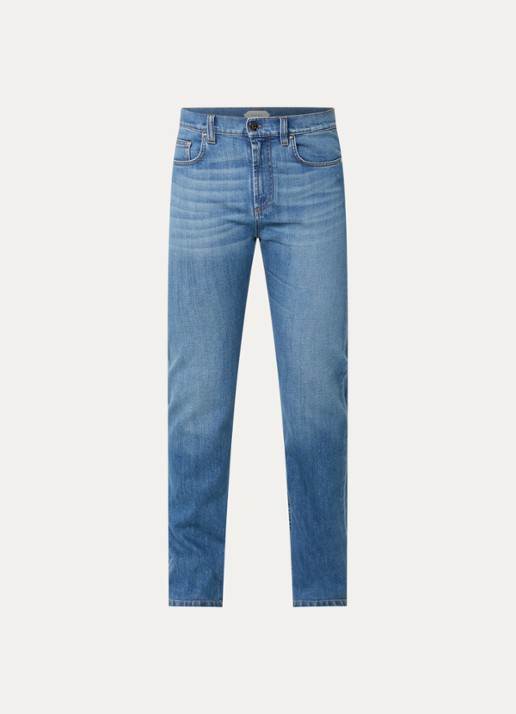 Versace Straight leg jeans met lichte wassing
