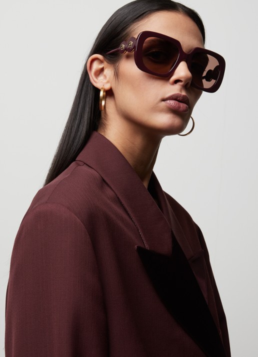 Versace Versace *VE4434  BRD SHN BRN - voorkant 3 aubergine