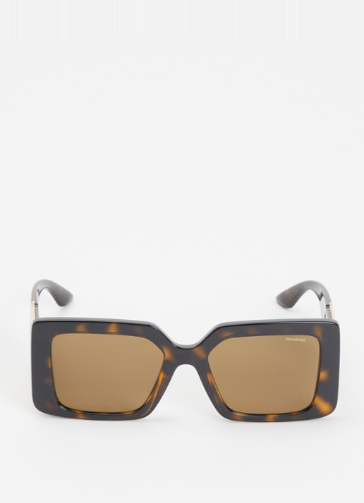 Versace Wayfarer zonnebril gepolariseerd VE4505U - detail 2 donkerbruin