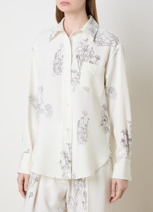 Victoria Beckham Blouse met bloemenprint