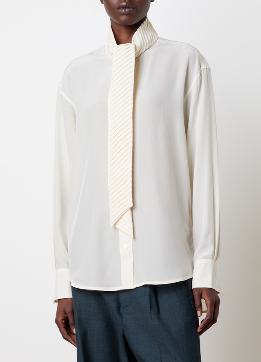 Victoria Beckham Blouse met sjaal kraag