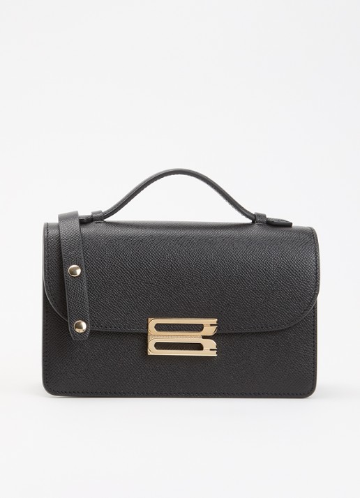 Victoria Beckham Dorian Small handtas van kalfsleer met afneembare schouderriem