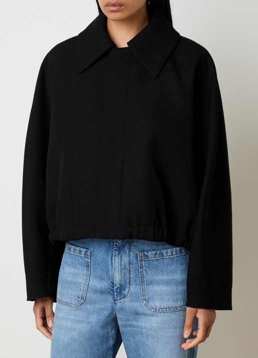 Victoria Beckham Jack van wol met steekzakken
