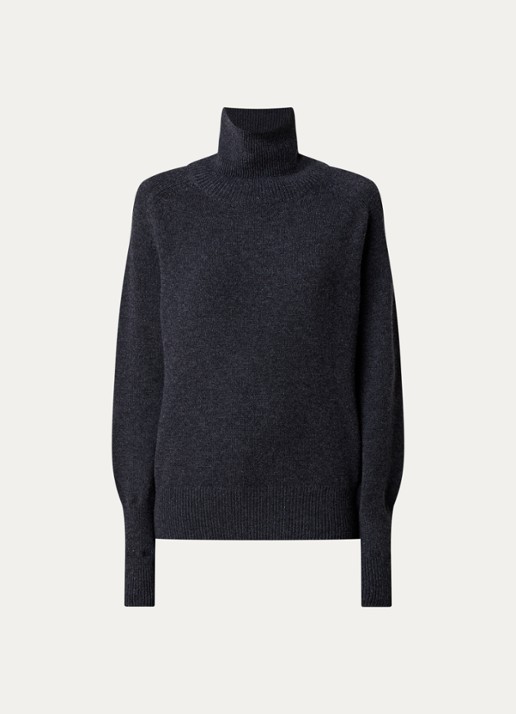 Victoria Beckham Marie fijngebreide trui van merino wol met col
