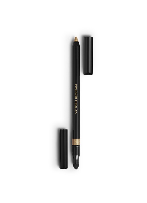 Victoria Beckham Satin Kajal Liner - oogpotlood - voorkant gold lamé