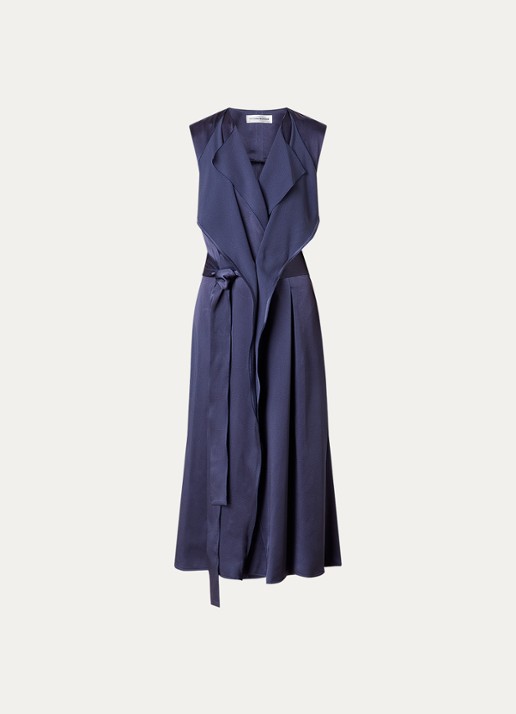 Victoria Beckham Sybil midi blazerjurk met steekzakken