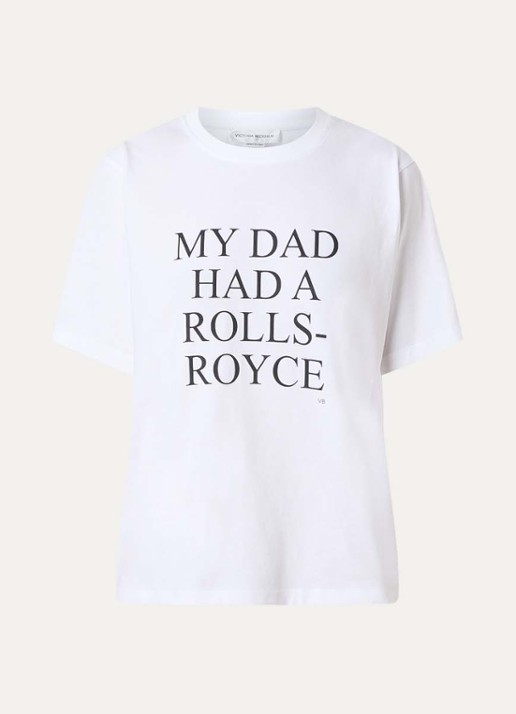 Victoria Beckham T-shirt met print