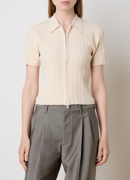 Victoria Beckham Vest met ribstructuur