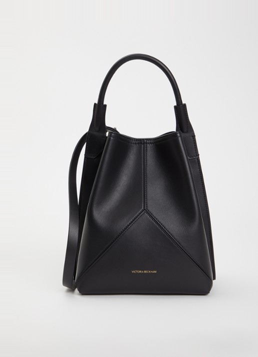 Victoria Beckham Victoria handtas van kalfsleer met afneembare schouderriem