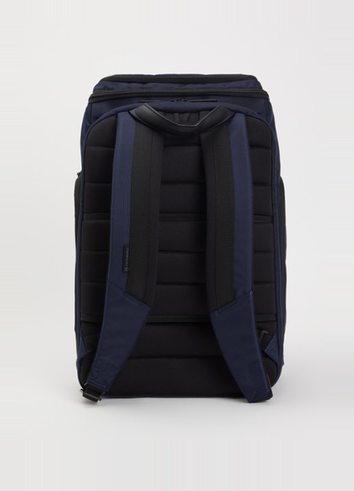 Victorinox Altmont Professional Fliptop rugzak met 15 inch laptopvak - unisex - achterkant 2 donkerblauw