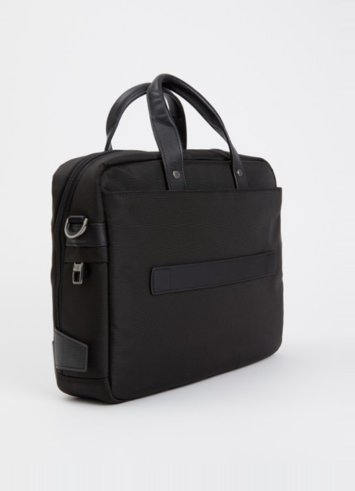 Victorinox Architecture Urban 2 businesstas met leren details - achterkant zwart