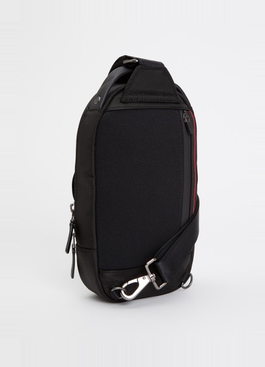 Victorinox Architecture Urban 2 crossbodytas met leren details - achterkant zwart