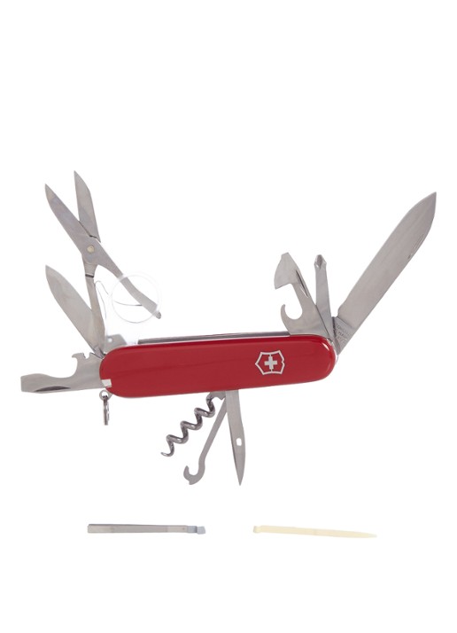 Victorinox Explorer zakmes 16-delig - detail steenrood