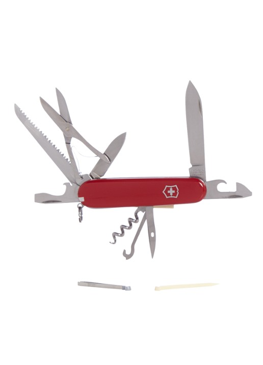 Victorinox Huntsman zakmes 15-delig - detail steenrood
