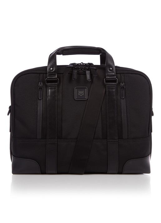 Victorinox Lexicon LaSalle werktas met 13 inch laptopvak - voorkant zwart