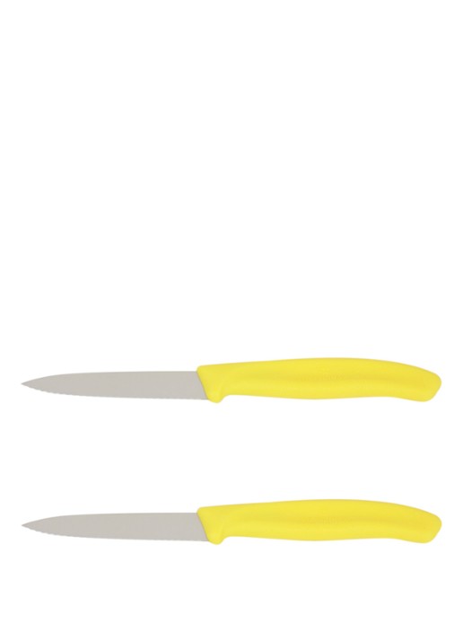 Victorinox Set van twee groenteschilmesjes met kartelrand