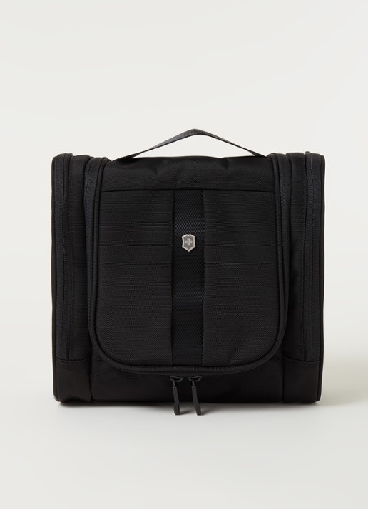 Victorinox Toilettas met logo - voorkant zwart