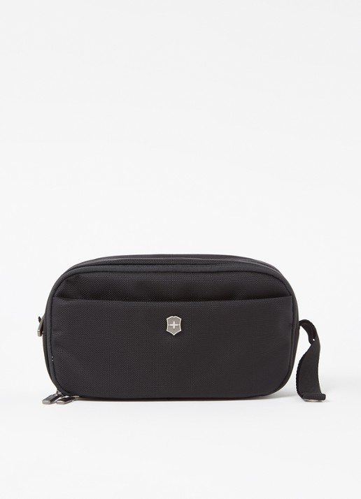 Victorinox Toilettas met logo - voorkant zwart