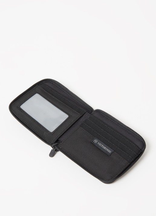 Victorinox Travel portemonnee met logo - detail zwart