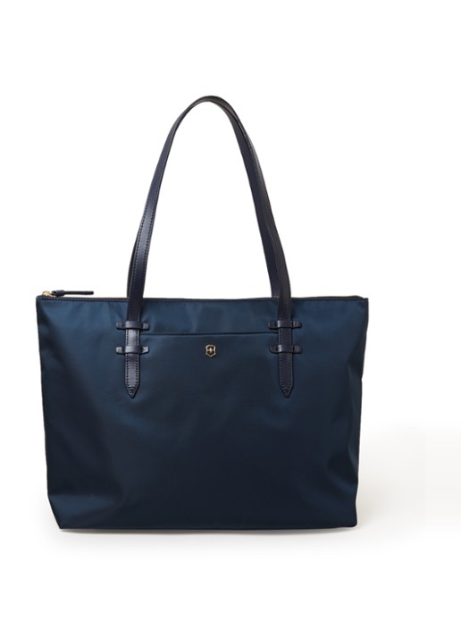 Victorinox Victoria 2.0 Deluxe schoudertas met 16 inch laptopvak - voorkant 3 donkerblauw