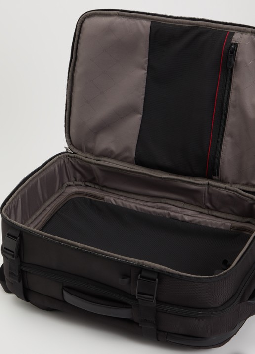 Victorinox Works Traveler 7.0 Boarding vergrootbare rugzak met 15.6 inch laptopvak - unisex - detail 3 zwart