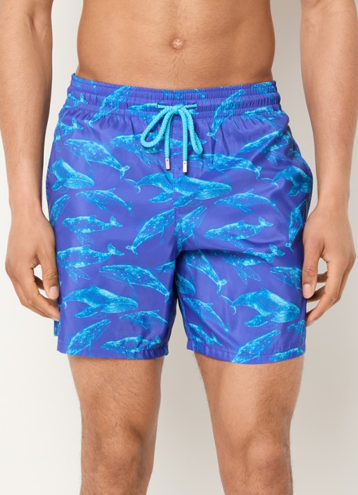 Vilebrequin Mahina zwemshorts met logo en trekkoord