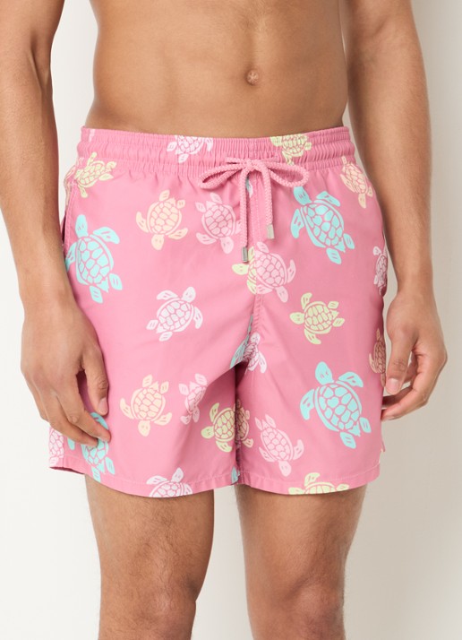 Vilebrequin Moorea zwemshorts met print - detail 4 roze