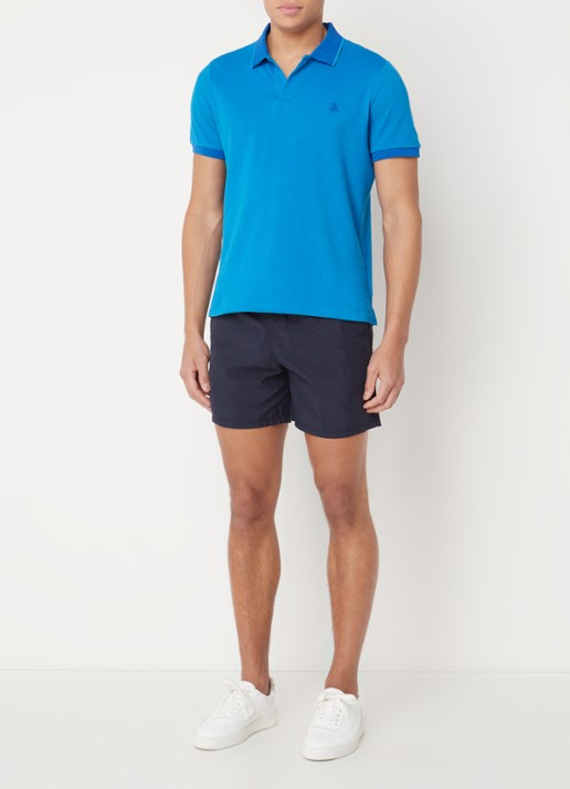 Vilebrequin Moorea zwemshorts met steekzakken - voorkant 3 donkerblauw