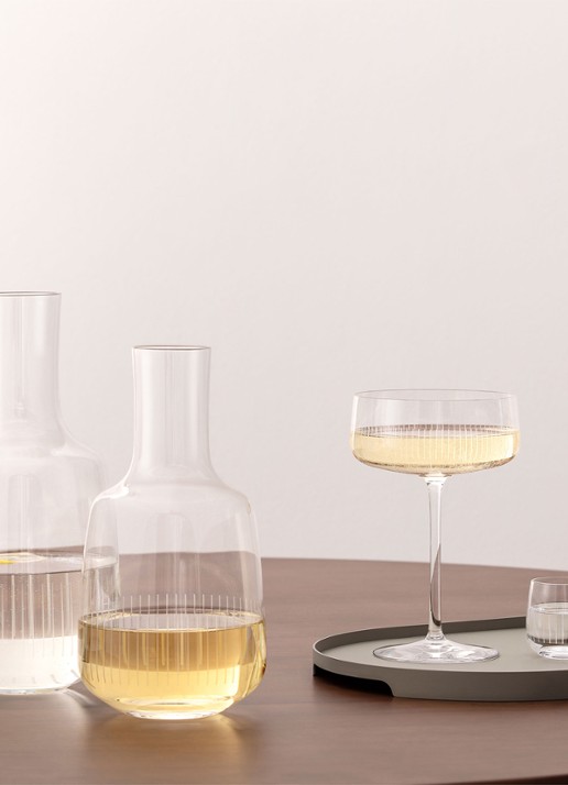 Villeroy & Boch Afina champagneglas set van 4 - achterkant 3 transparant