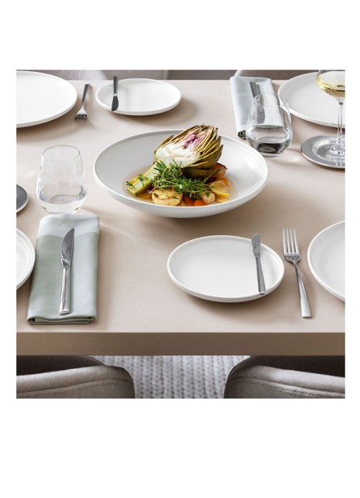 Villeroy & Boch Afina schaal 29 cm - voorkant 2 gebroken wit