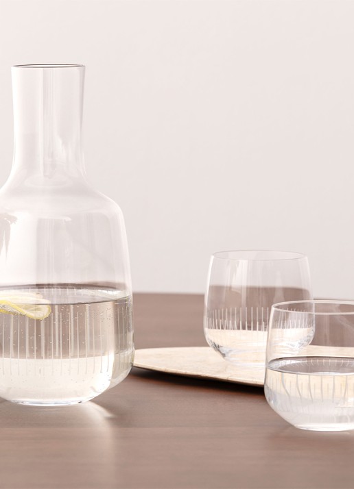 Villeroy & Boch Afina waterkan - voorkant 3 transparant